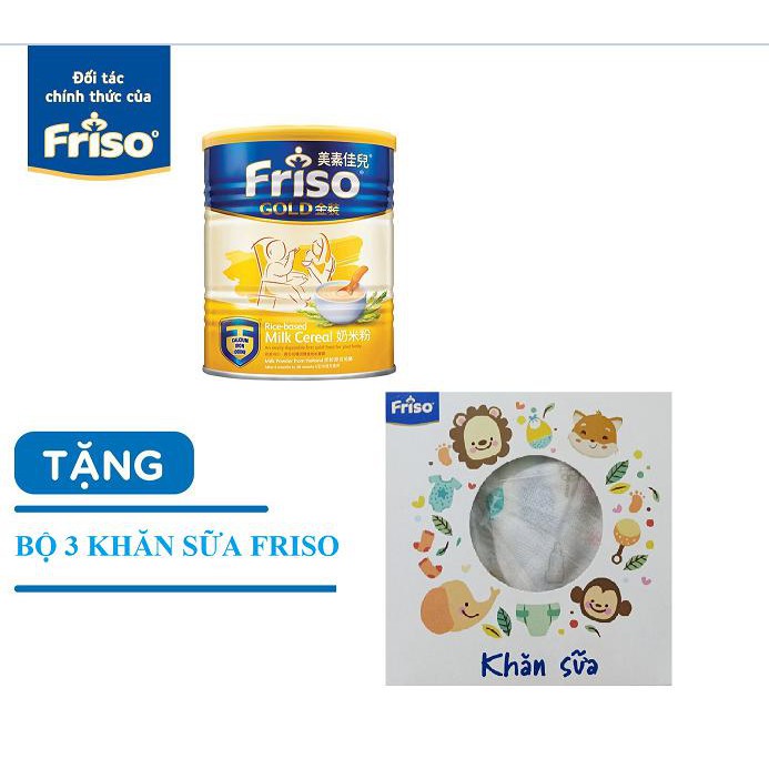 BỘT ĂN DẶM NGŨ CỐC GẠO SỮA FRISO GOLD 300G