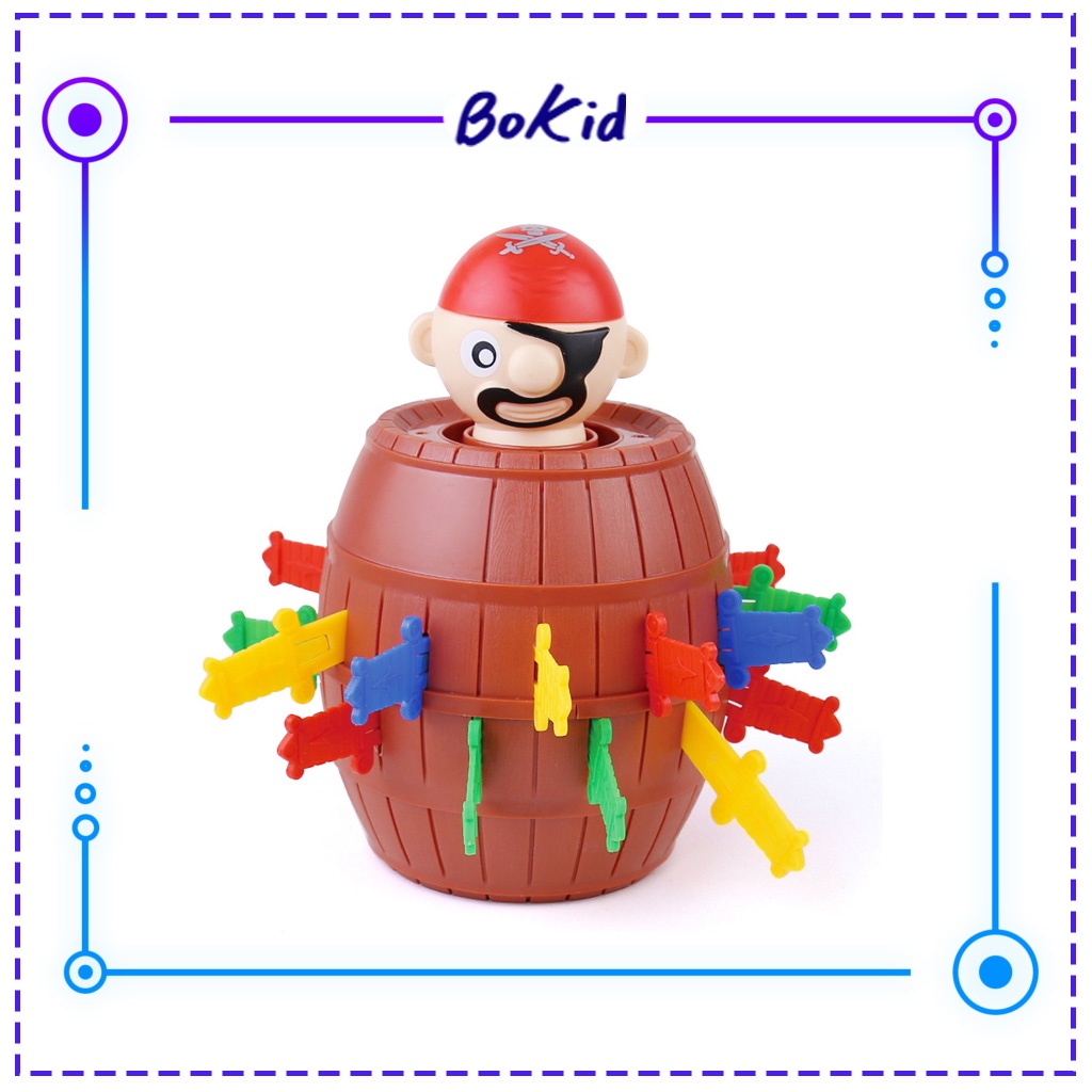 Đồ chơi trí tuệ - Đồ chơi đâm thùng bia hải tặc cho bé siêu hấp dẫn