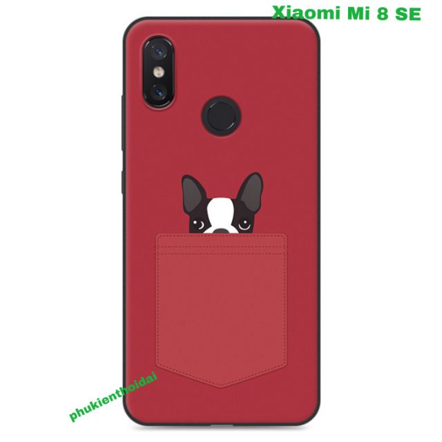 Ốp lưng Xiaomi Mi 8SE dẻo in 3D cao cấp