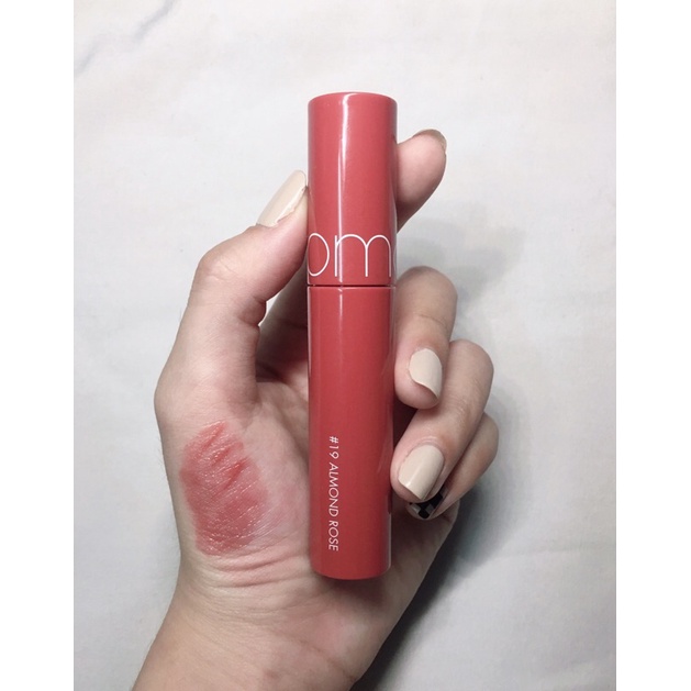 (Pass mới đánh thử) Son Romand Juicy Lasting Tint màu số 19 #ALMOND ROSE