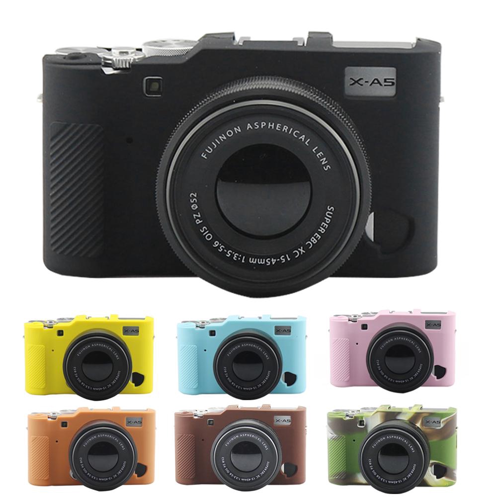 Vỏ bọc silicone mềm cho máy ảnh Fuji FujiFilm X-A5 XA5 X-A3 XA3 X-A10 XA10