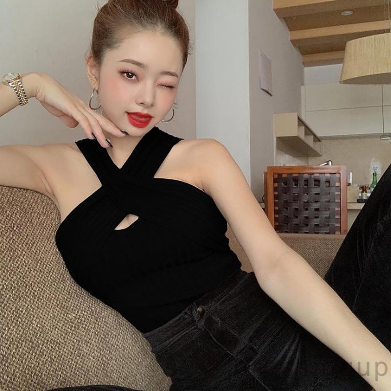 Áo Cổ Chữ V Hở Lưng Màu Trơn Thời Trang Cho Nữ