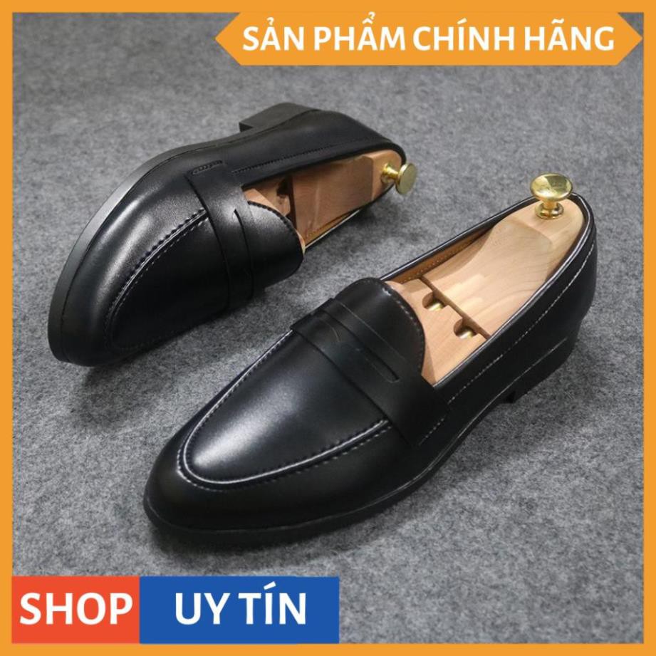 Giày Tây Nam Đế Vàng/Đen Sang Trọng | BigBuy360 - bigbuy360.vn