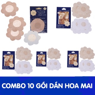 Combo sỉ miếng dán ngực hoa mai