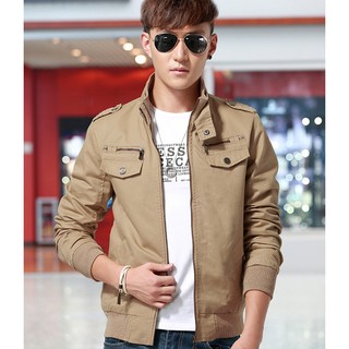 Áo khoác kaki nam 2 lớp