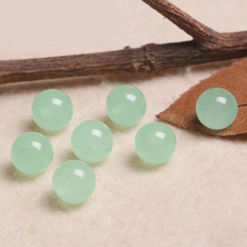 Hạt Đá Thạch Anh Xanh Tự Nhiên 4A Dùng Làm Trang Sức DIY