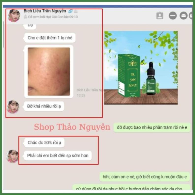 Serum mụn Dr.Skin acnes 5ml đánh bay mụn hết thâm làm mịn da hiệu quả trong 7 ngày