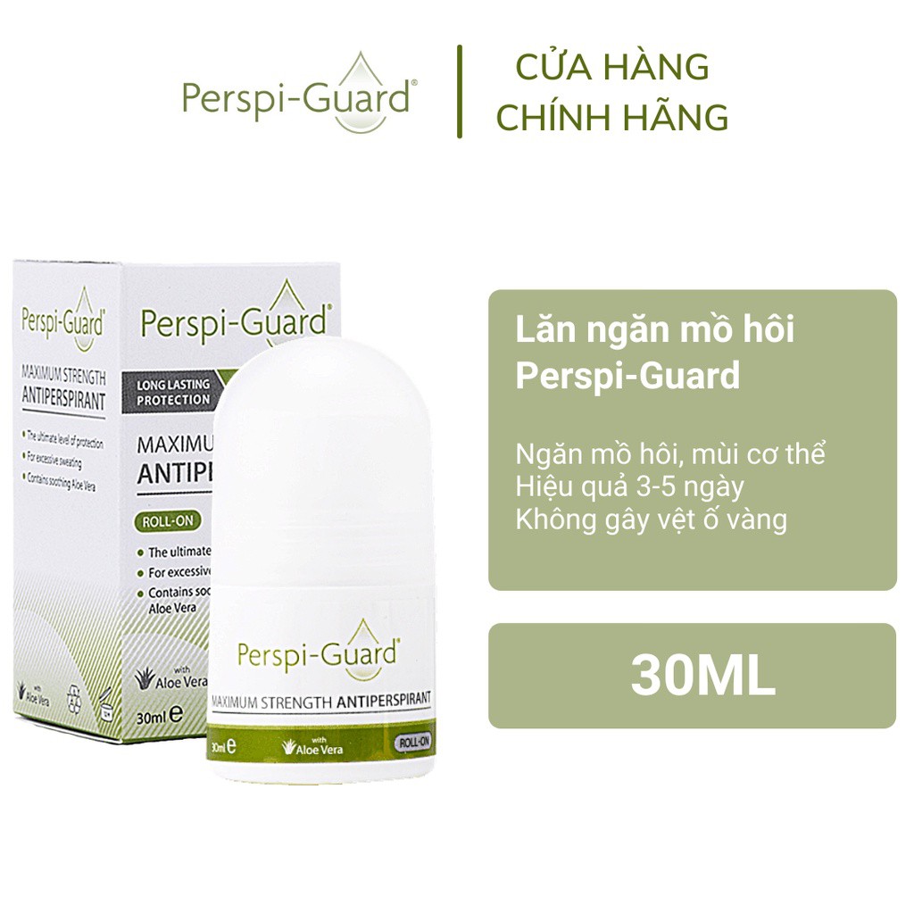 [Mã COSCOCOT3 -8% đơn 250K] Lăn ngăn mồ hôi hiệu quả tối đa Perspi-Guard Maximum Strength Antiperspirant Roll On 30ml