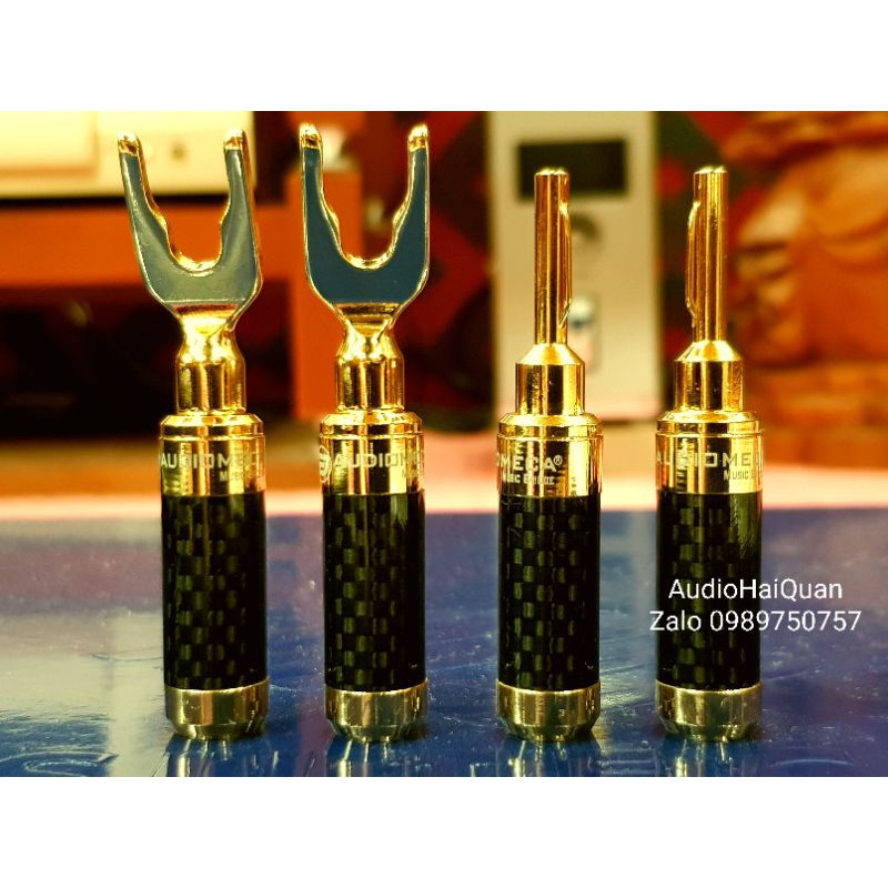 Giắc loa Audiomeca Pháp. Giá bán 80k/1 giắc