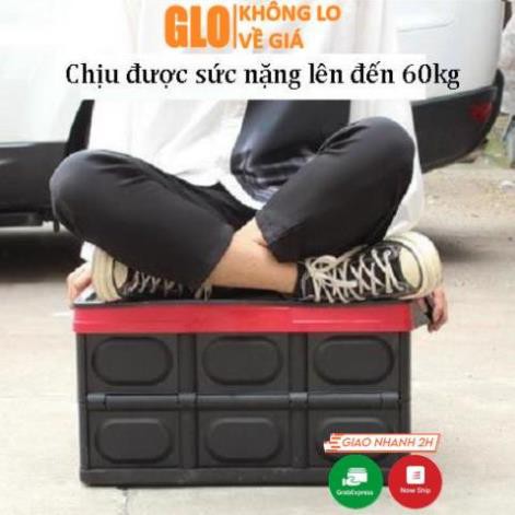 Thùng Nhựa Đựng Đồ Gấp Gọn Cốp Xe Hơi Đa Năng