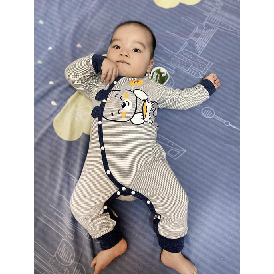 Bộ body dài tay cài lệch sợi tre Judoby (3-9m)