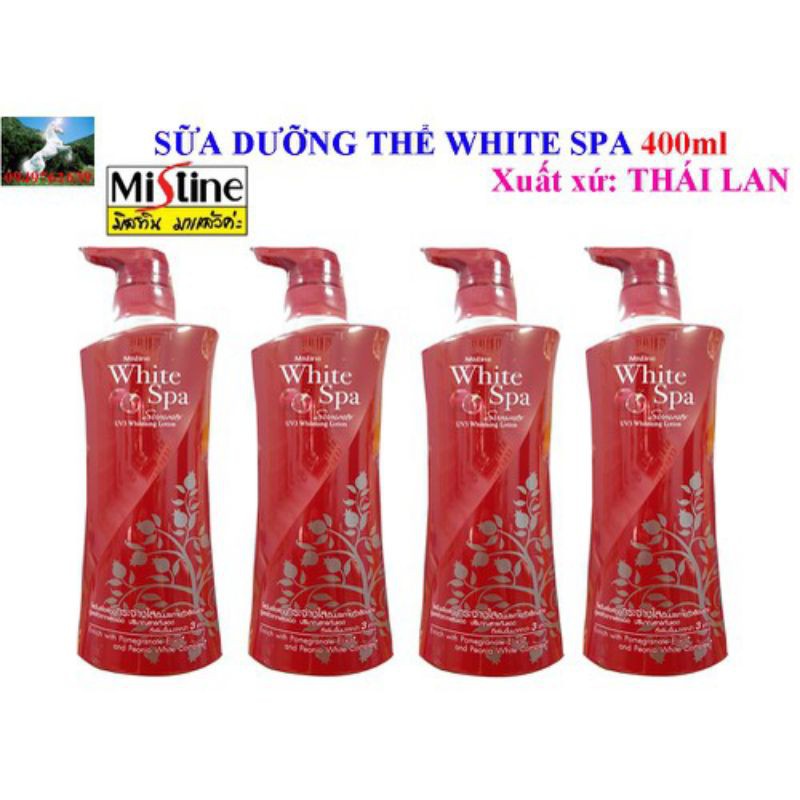 Sữa Dưỡng Thể Trắng Da Giữ Ẩm White Spa(Thailand)