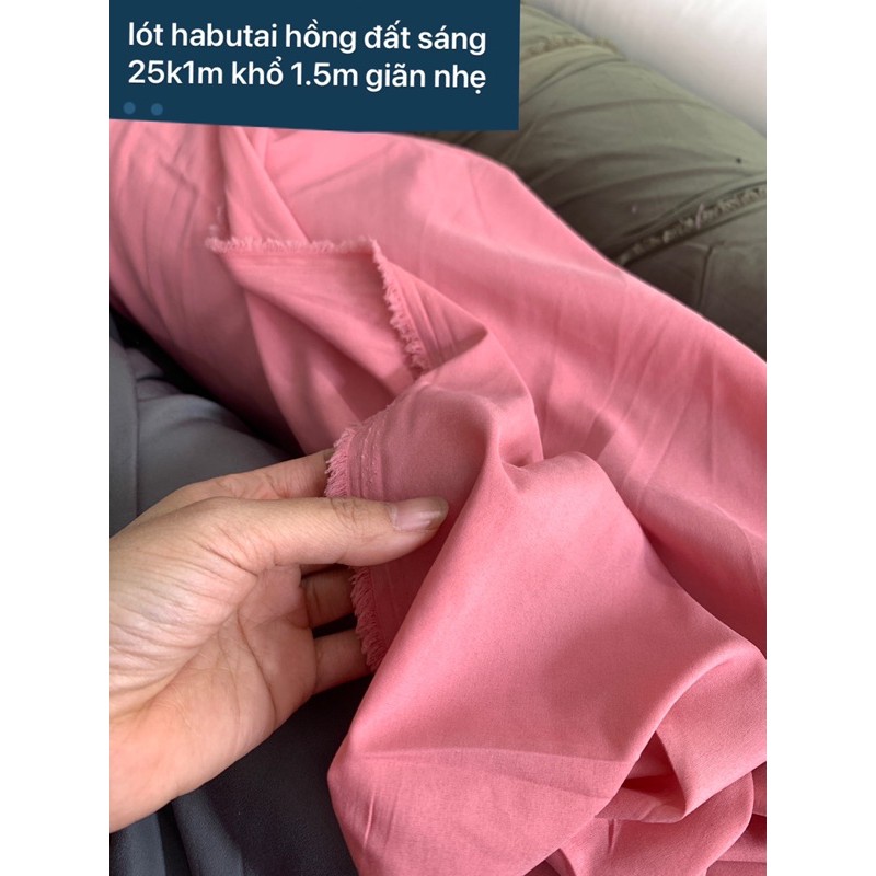 Vải Lót Habutai chất lượng Loại I dày dặn chứ không mỏng dính chuyên lót cho Ren, váy siêu đẹp (27k. 1mi | BigBuy360 - bigbuy360.vn