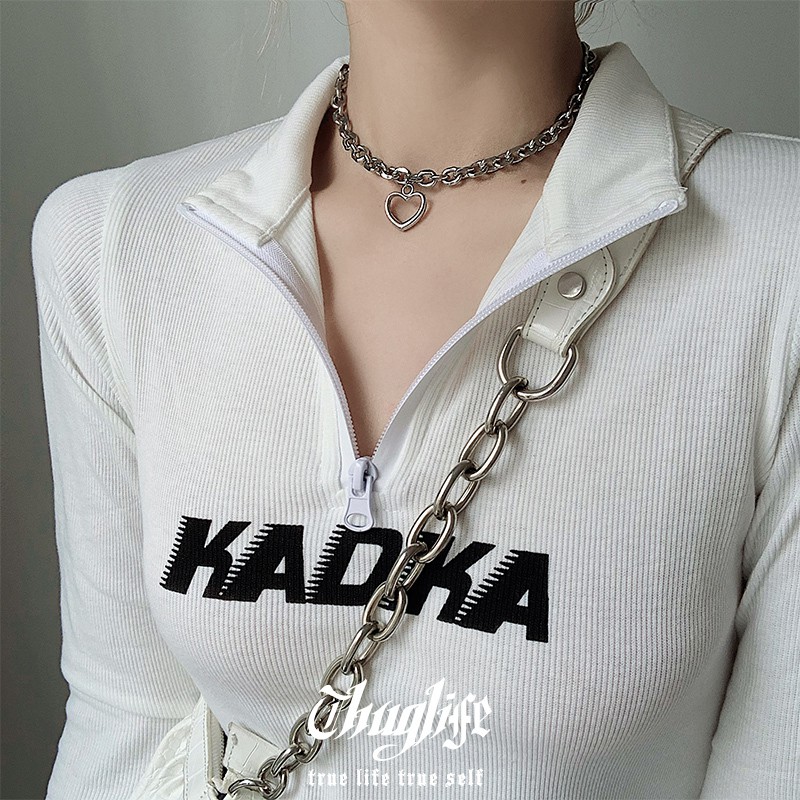 Dây Chuyền nữ hình trái tim choker cá tính cho nữ MCK3 - phụ kiện thời trang vòng cổ KYDO