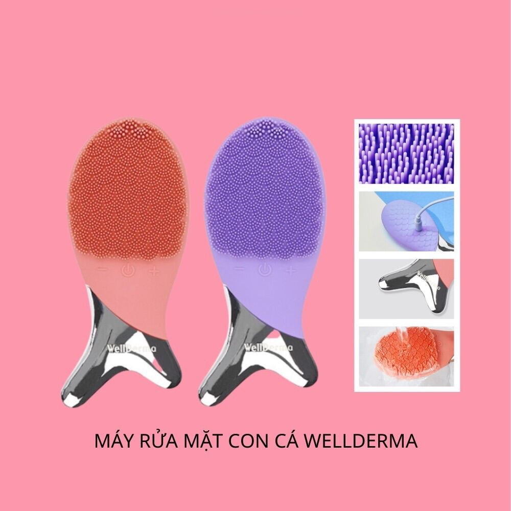 Máy Rửa Mặt Cá WellDerma (Mẫu Mới) - 100% Hàng Chính Hãng