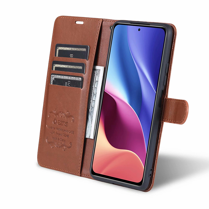 Bao da điện thoại kiểu ví thẻ cho Xiaomi POCO F3 Redmi K40