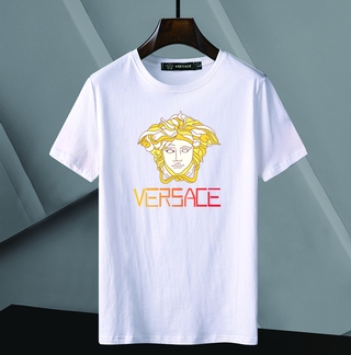 Ancle1988 Áo Thun Tay Ngắn Cổ Tròn Chất Cotton In Logo Versace Thời Trang Có Size Từ M-3Xl Cho Nam