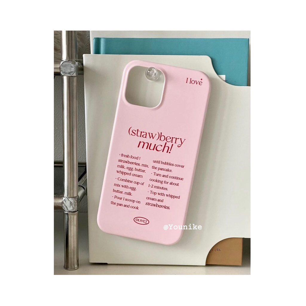 Ốp Điện Thoại Họa Tiết Trái Dâu / Đào Cho Iphone 15 / 14 / 13pro / 12promax / 14pro / 11 12 Mini