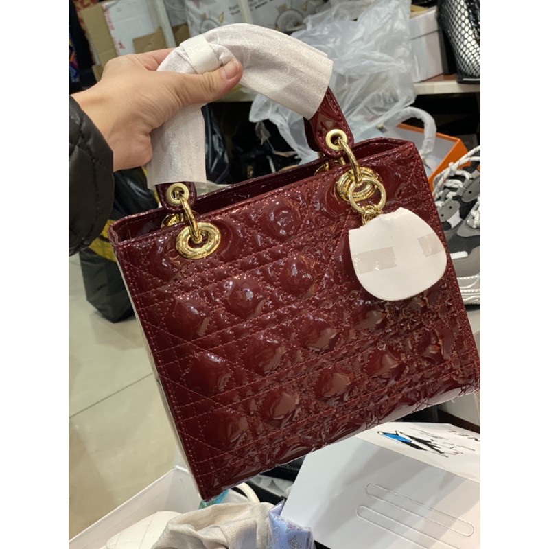 Túi ô trám da bóng