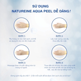 Gel tẩy tế bào da chết, cấp ẩm nhật bản natureine aqua peel moisture - ảnh sản phẩm 7