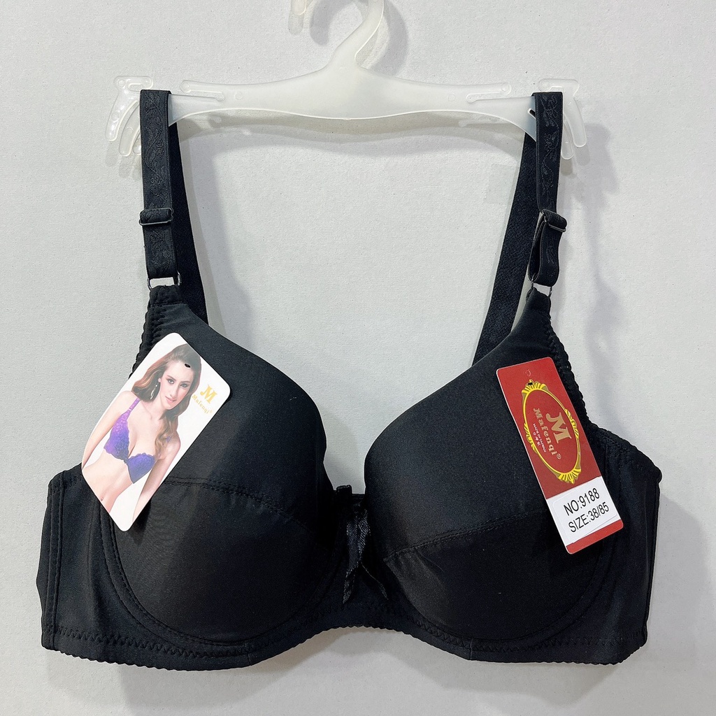 Áo ngực nữ có gọng nâng ngực SD9188 mút mỏng màu trơn bigsize cúp xéo nguyên ngực size 38-40-42
