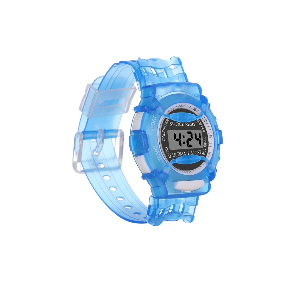 Boys Girls Children Students Digital Wrist Sport Watch Students Time Electronic Digital LCD Wrist Watch