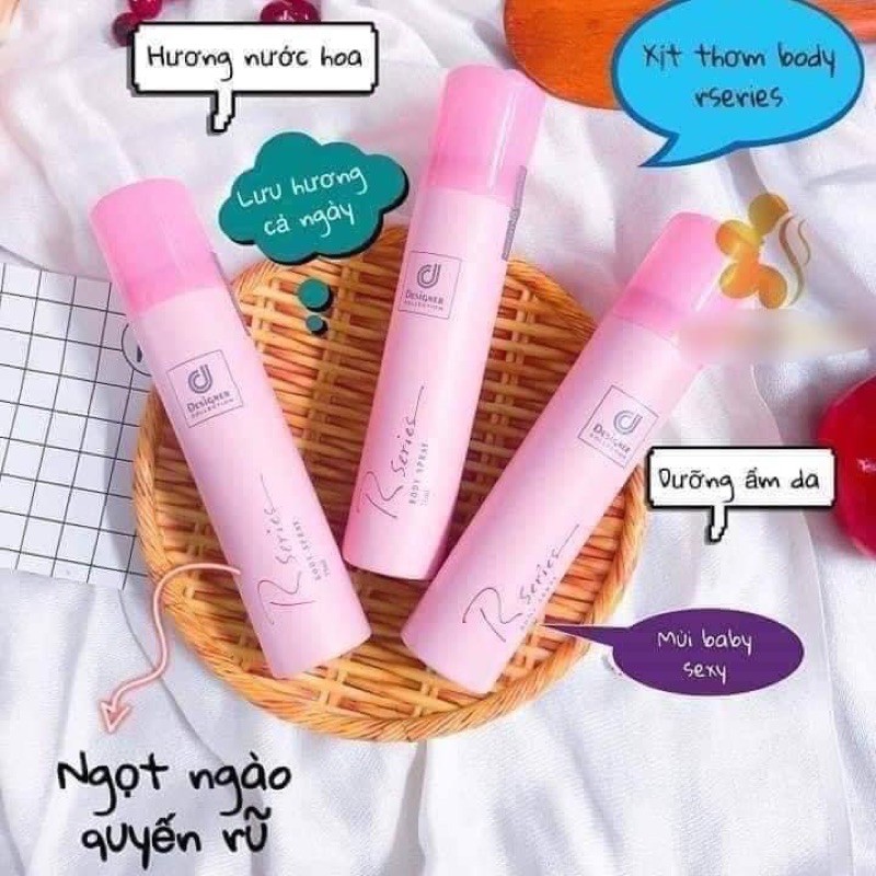 Xịt Thơm Body Rseries Hồng Thái Lan