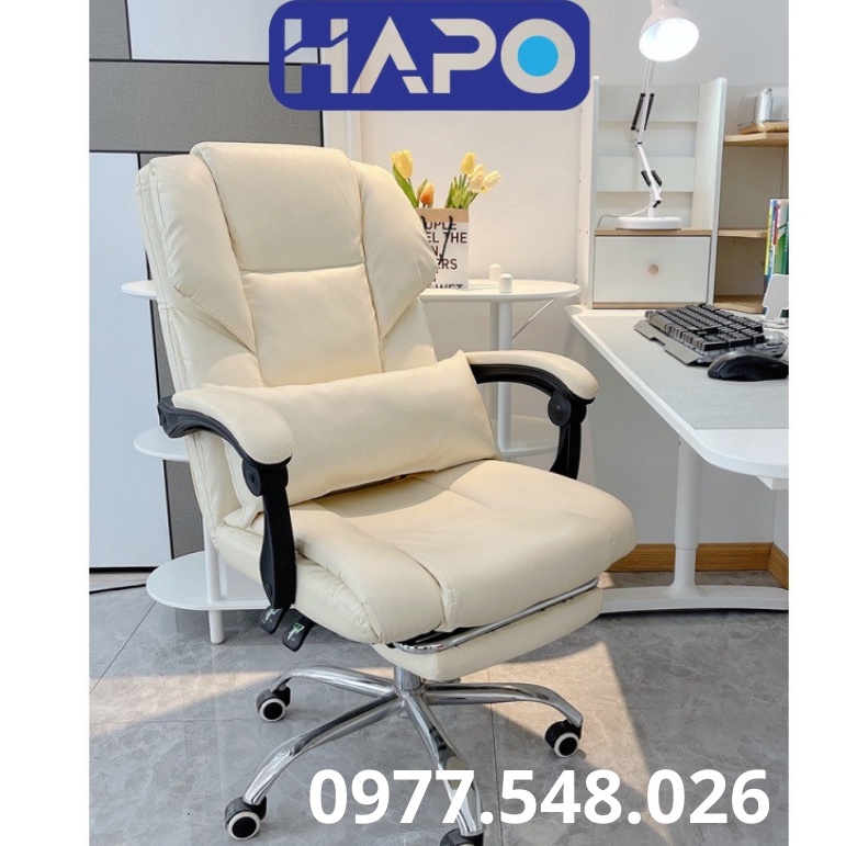 Ghế Gaming Công Thái Học Chống Đau Lưng Mỗi Khi Làm Việc, Ghế Văn Phòng Nhập Khẩu 2 in 1 Lưng Ghế Có Thể Ngả 160° Hapo