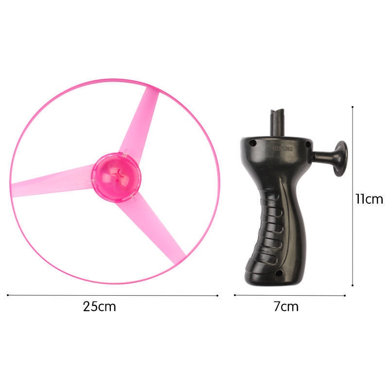 Đồ Chơi Đĩa Bay UFO Lớn Có Dây Kéo Và Đèn flash Phát Sáng Đồ Chơi Ngoài Trời Cho Trẻ Em