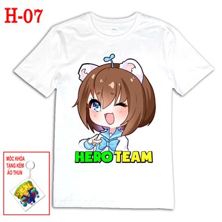 Áo Thun Hero Team (tặng kèm móc khóa)