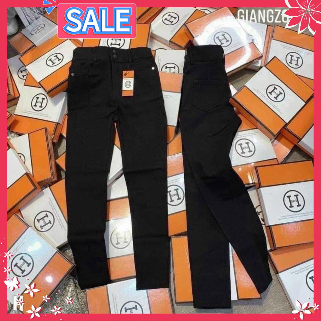 (SIÊU SALE) QUẦN LEGGING HM CẠP CAO KÈM 2 KHUY CÓ VỎ HỘP SANG CHẢNH (HÀNG CHẤT LƯỢNG CAO) (FREE SHIP)