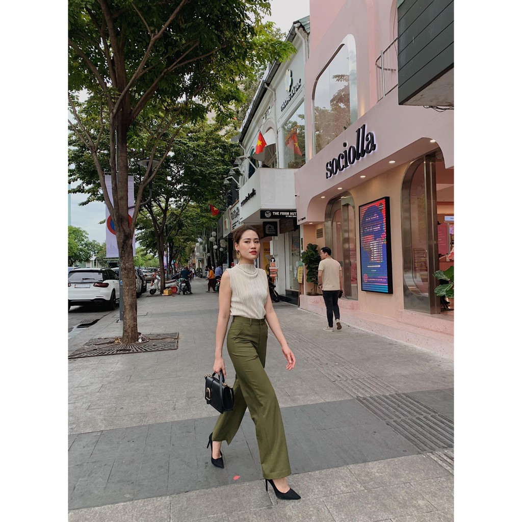 Quần ống suông Cói Design