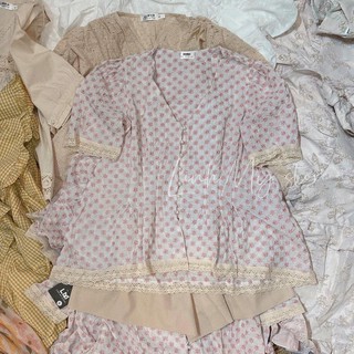 Áo babydoll thêu hoa nổi