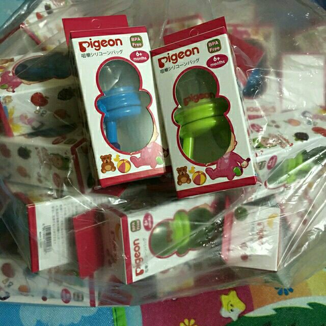 Túi nhai ăn dặm silicon Nhật Bản. Túi nhai ăn dặm