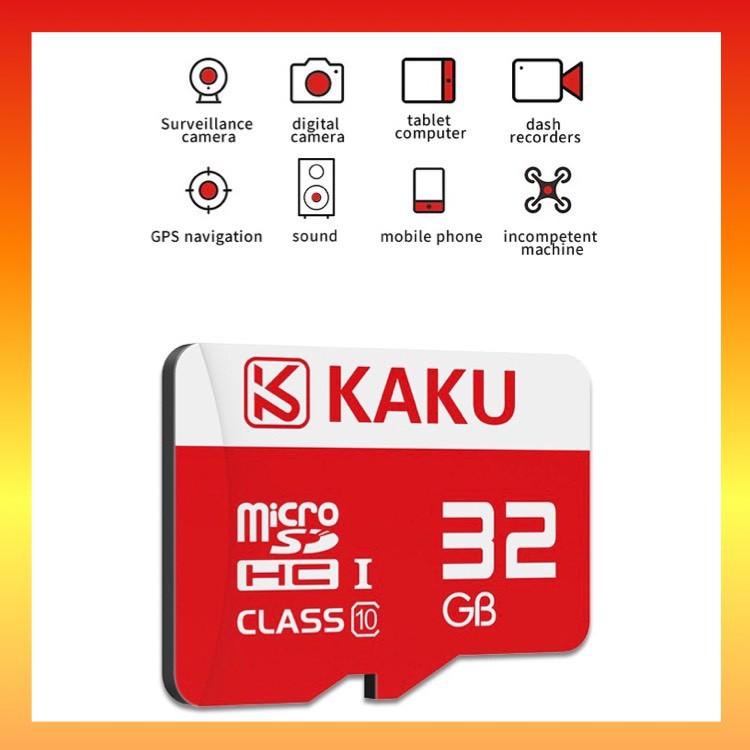 Thẻ nhớ micro sd,thẻ nhớ 8gb,16gb,32gb,với tốc độ đường truyền cao class 10,truy cập nhanh,chính hãng kaku model 434.