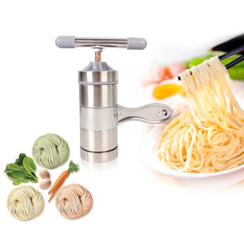Dụng cụ làm bún mì tươi bằng inox tại nhà kèm 5 khuôn