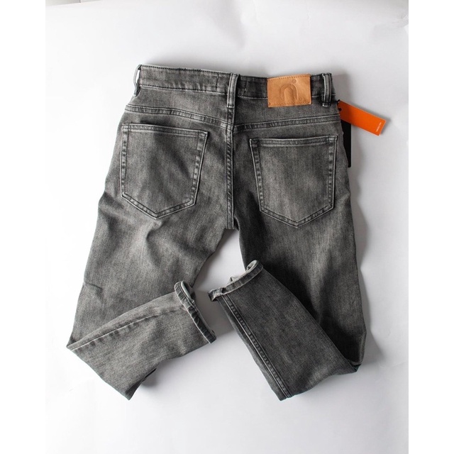 Quần Jean rách wash đen xám cá tính