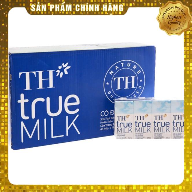 Lốc 4 Hộp Sữa Tươi TH True Milk 180ml