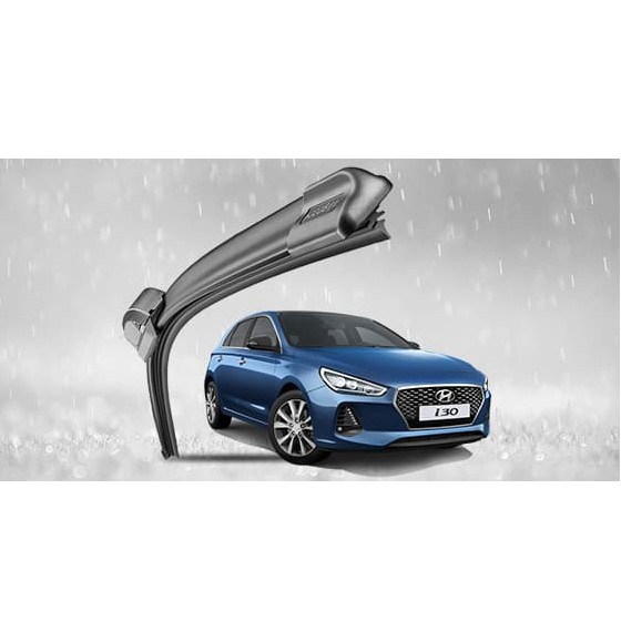 { XE I30 } Bộ2 Gạt mưa BOSCH AEROTWIN Chính Hãng Cho xe [Hyundai I30 ] 18” + 24” tương đương với chiều dài 450mm +600mm.