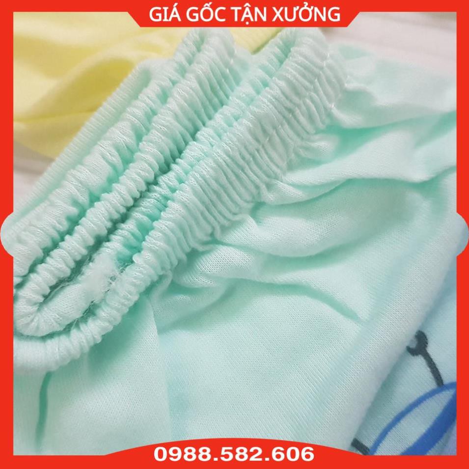 Quần Dài Cotton Sơ Sinh In Hình Gấu, Thú Đáng Yêu Cho Bé