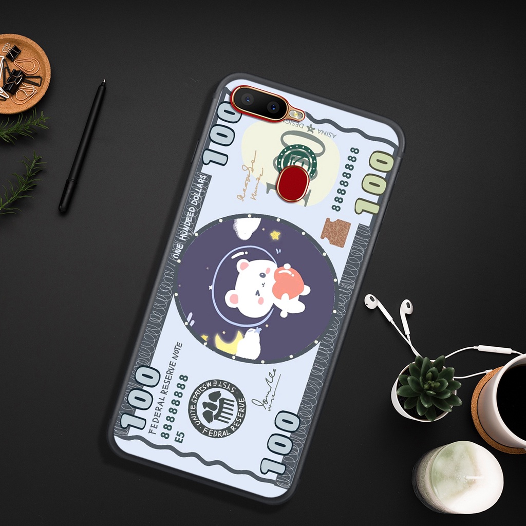 Ốp Lưng OPPO A5S - A7 - A12 - F9  , In Hình CHIBI Dol-ar bao đẹp, nghộ nghĩnh.