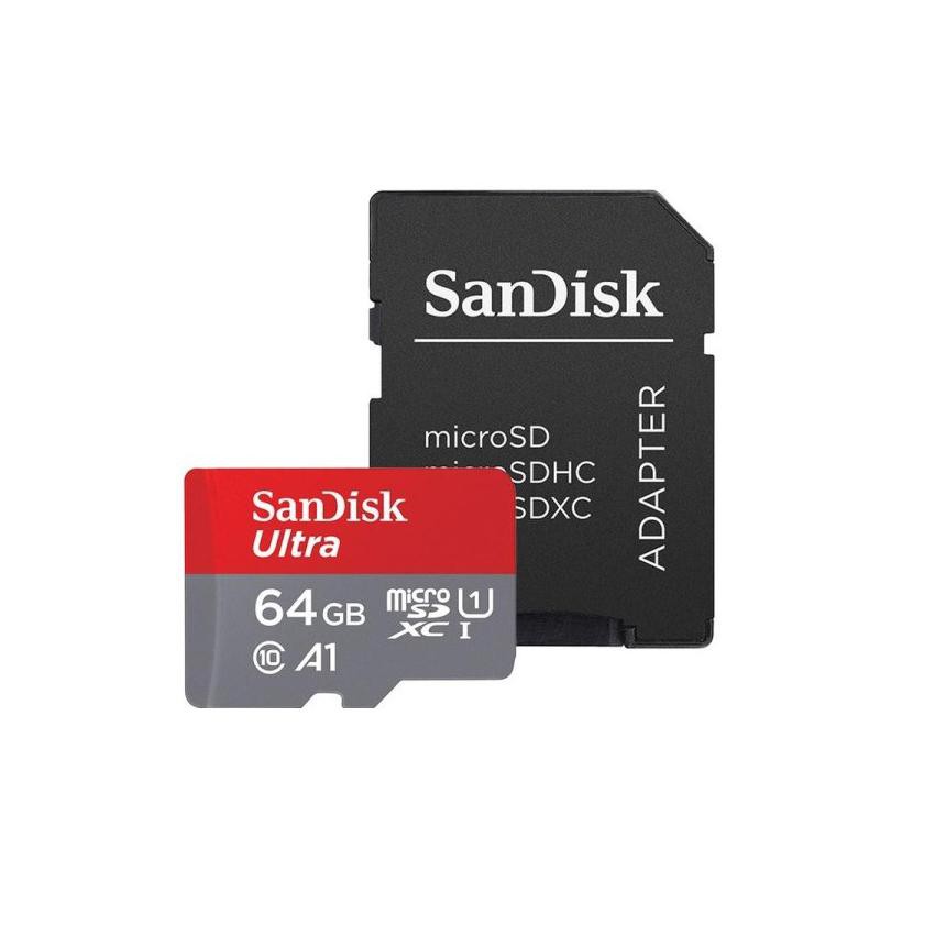 Thẻ Nhớ Sandisk 64gb Ultra 100mbps Sdxc Micro Sdxc Plus 64gb 100mb / S