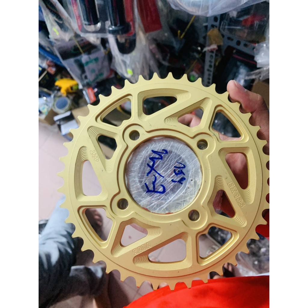 đĩa nhôm 7075 bao đẹp nhé anh em oi gắn cac dòng ex nhé