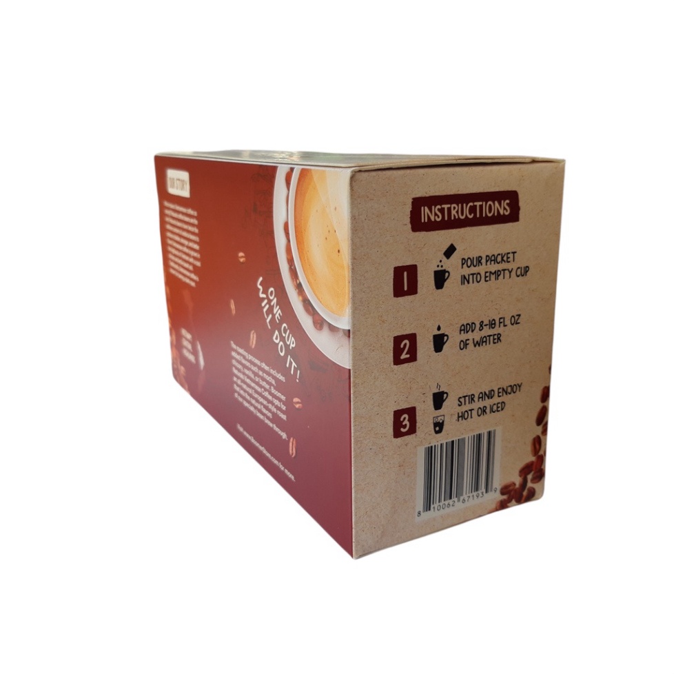 Cafe Hòa Tan Boomer - Xuất khẩu Mỹ - Hộp 20 gói 18gr | WebRaoVat - webraovat.net.vn