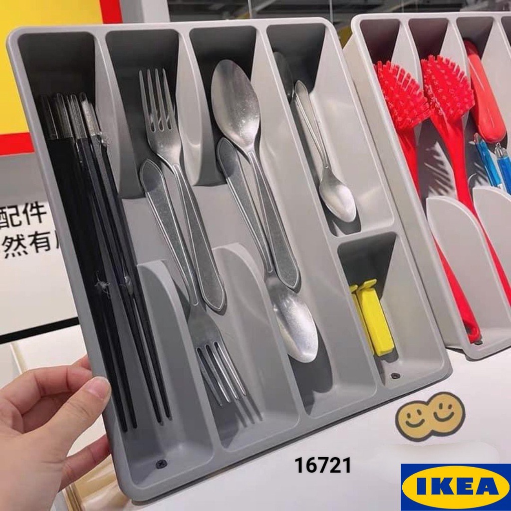 Khay đựng dao, thìa dĩa đũa tiện lợi, gọn gàng cho nhà bếp gia đình SMÄCKER - IKEA - Ecohome