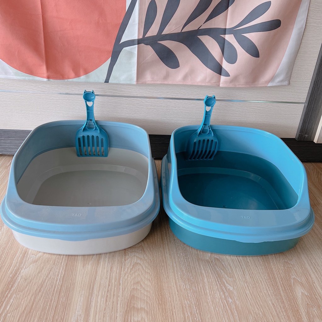 khay vệ sinh cho mèo size Lớn cao cấp 56x31x17cm