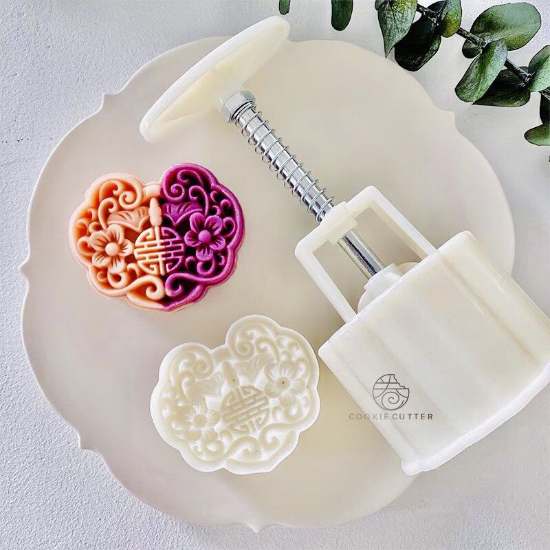 Khuôn trung thu đầu lân lò xo 50g - 75g - 150g