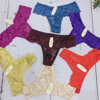 [HÀNG CHUẨN] SET 5 QUẦN LÓT LỌT KHE REN NỮ SIÊU SEXY CỰC GỢI CẢM