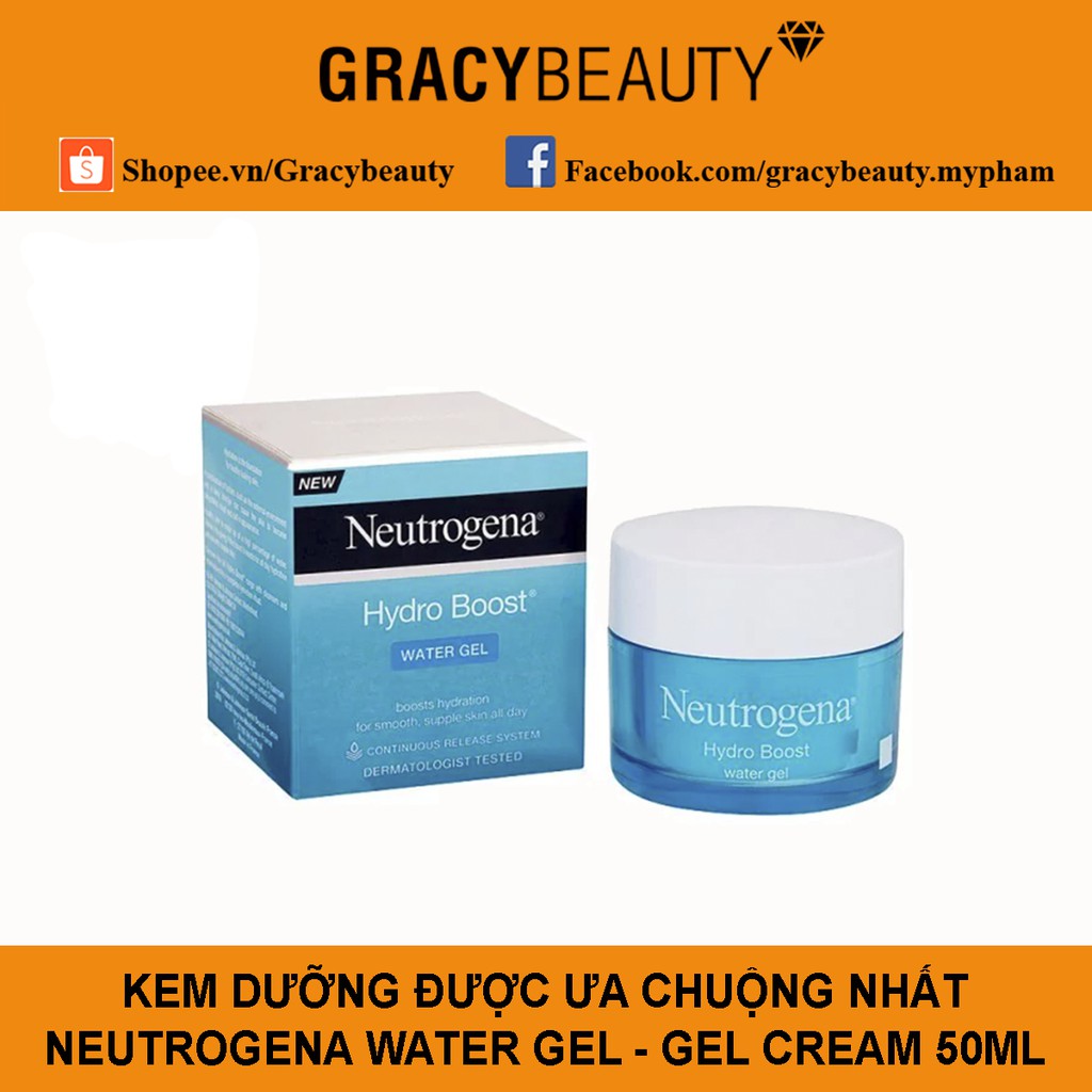 Kem dưỡng NEUTROGENA HYDRO BOOST WATER GEL/ GEL CREAM 50ml (HÀNG UK CÓ BILL)