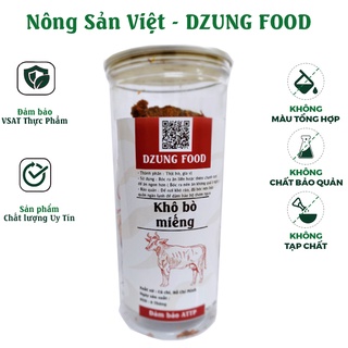 Khô bò miếng hộp 200gr, 300gr thơm ngon
